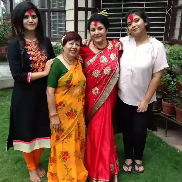 Mithila Sharma Family