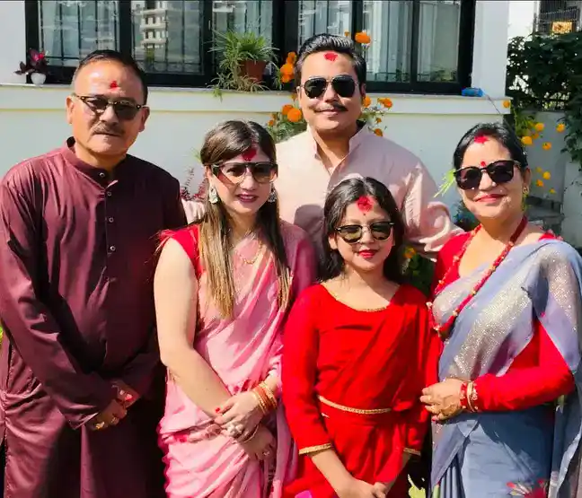 Sandip Chhetri Family
